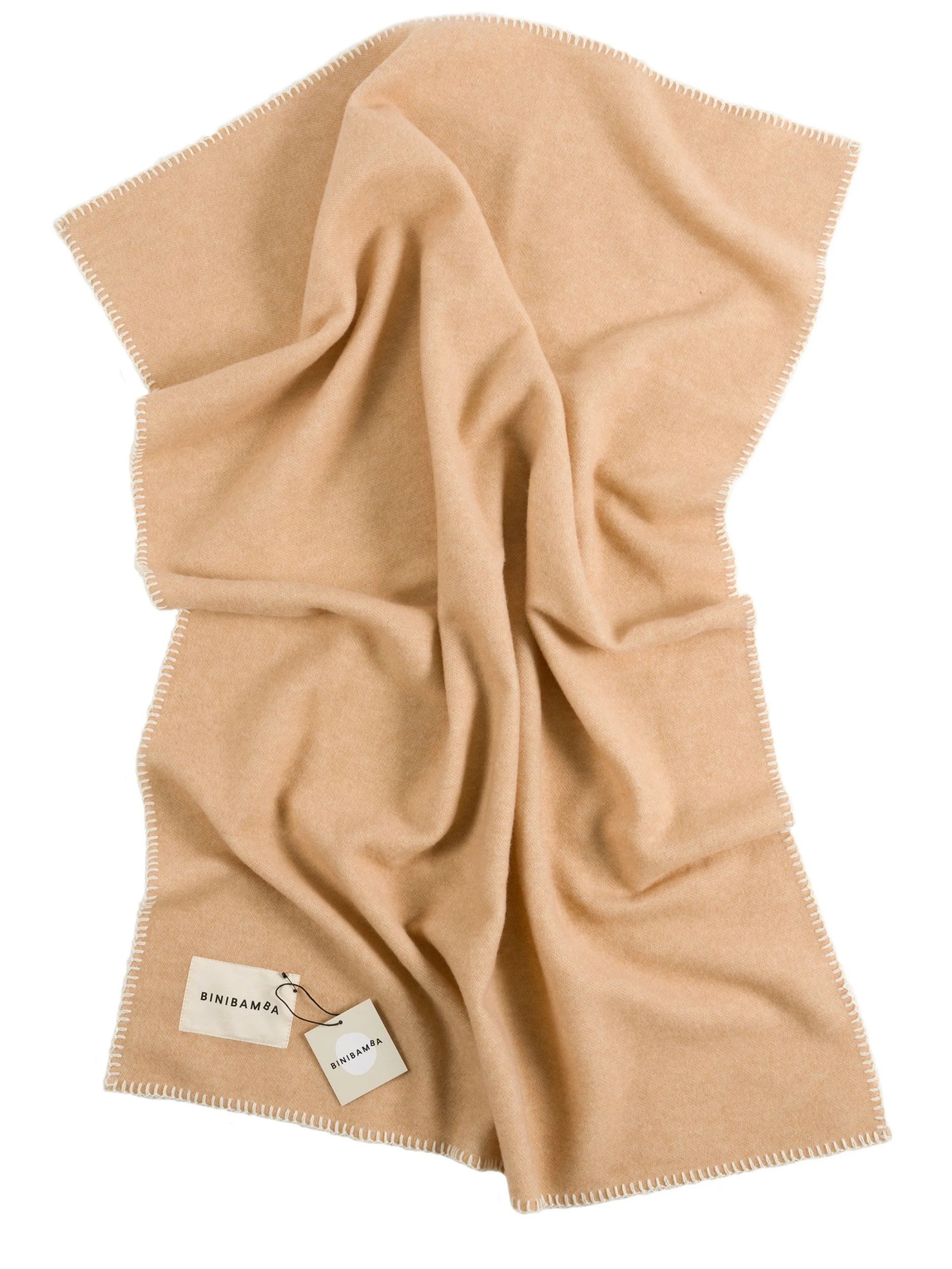 Двухцветный плед из мериноса - Merino Biniblanket