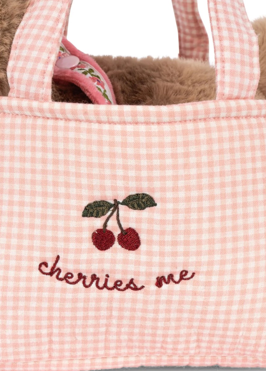 Мягкая игрушка щенок Maude в сумке / Maude Puppy in Basket (Pink)